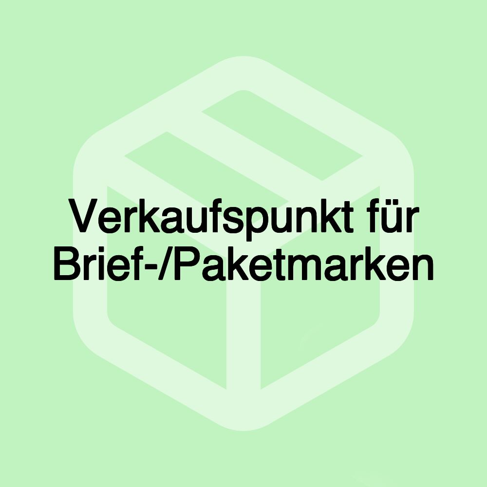 Verkaufspunkt für Brief-/Paketmarken Verkaufspunkt für Brief-/Paketmarken
