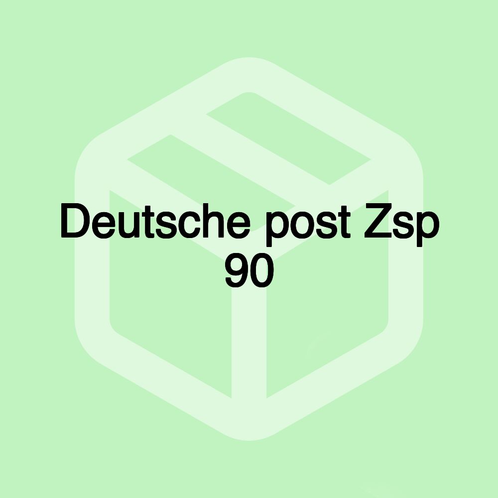 Deutsche post Zsp 90