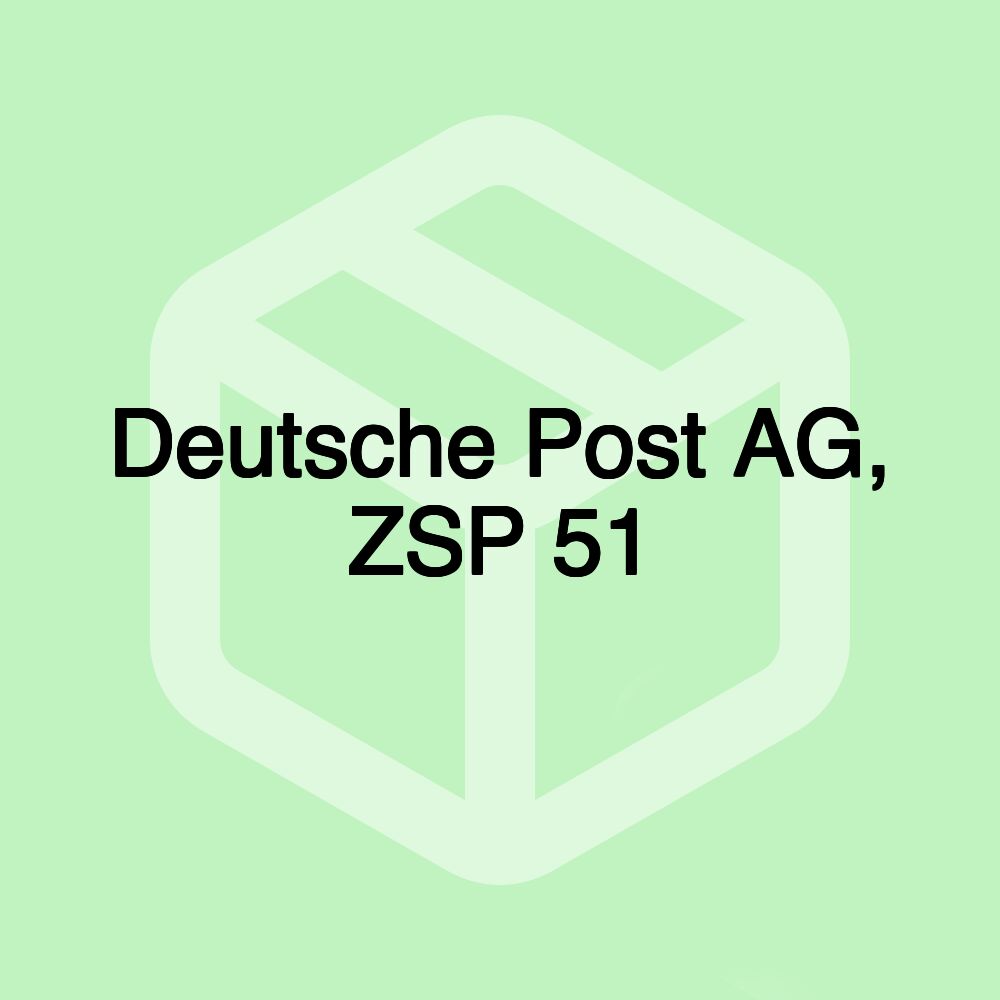 Deutsche Post AG, ZSP 51