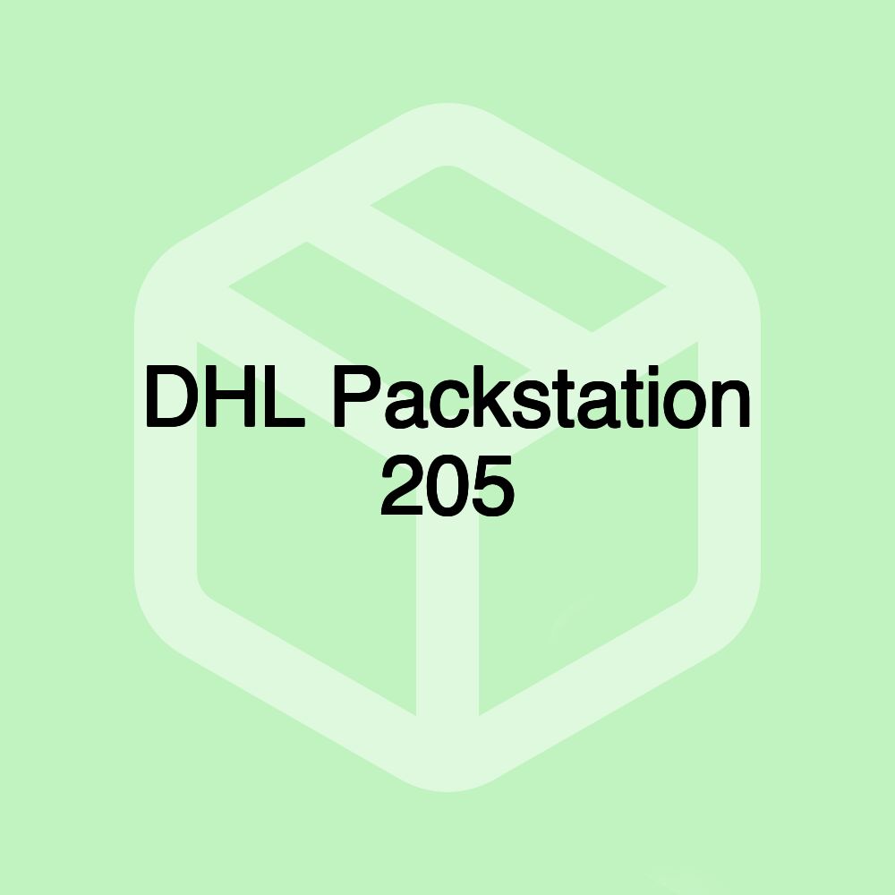 DHL Packstation 205 DHL Packstation 205