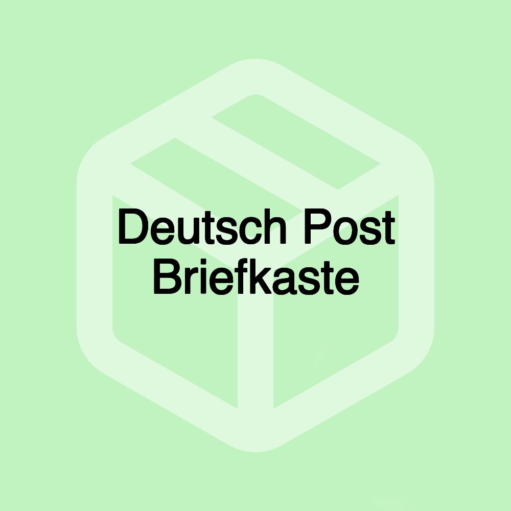 Deutsch Post Briefkaste Deutsch Post Briefkaste