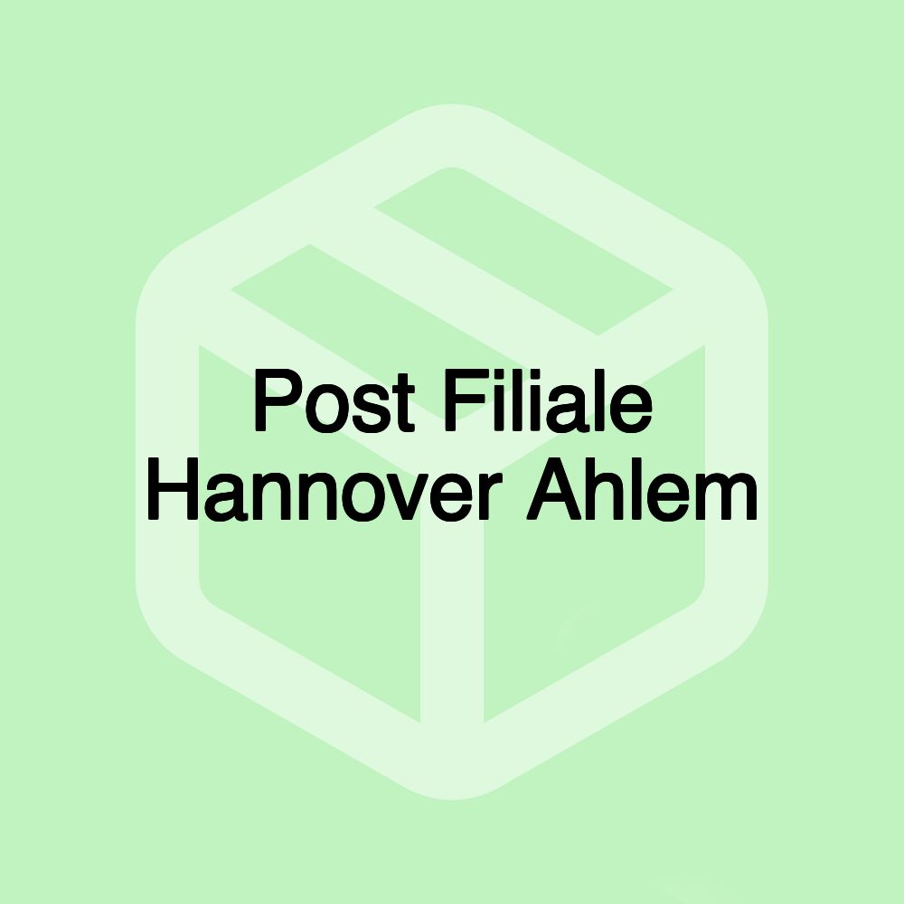 Post Filiale Hannover Ahlem Post Filiale Hannover Ahlem