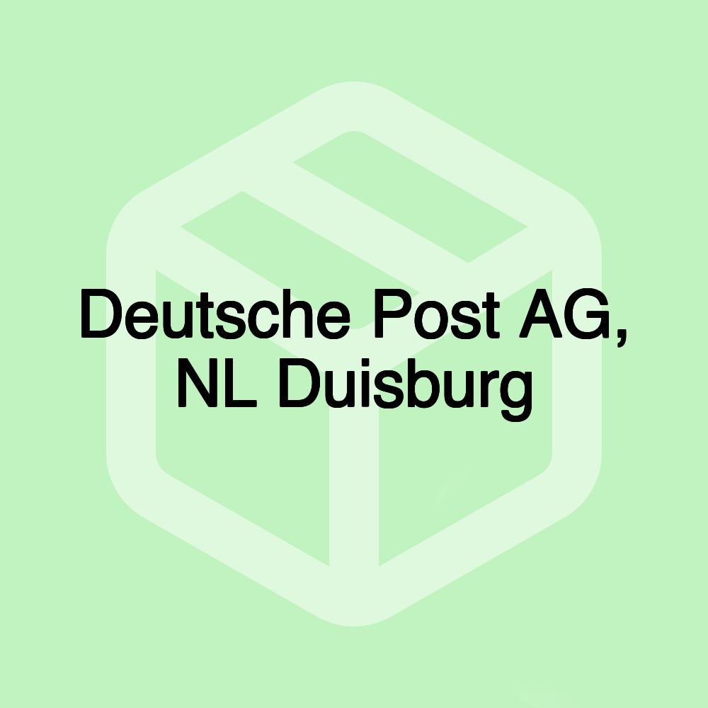 Deutsche Post AG, NL Duisburg