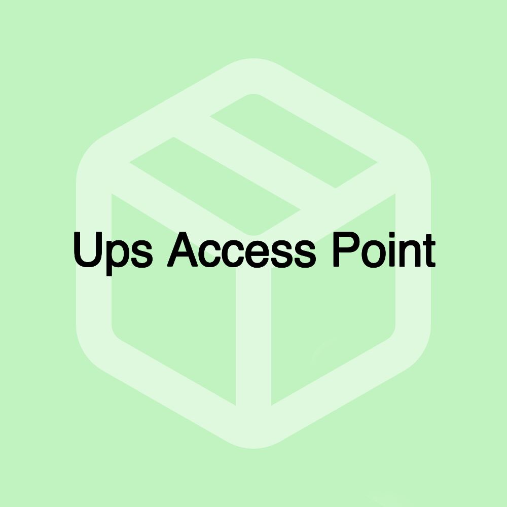 Ups Access Point Ups Access Point