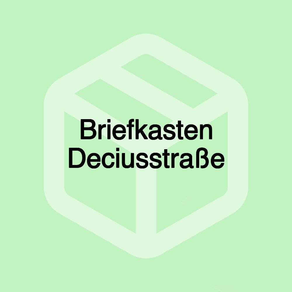 Briefkasten Deciusstraße Briefkasten Deciusstraße