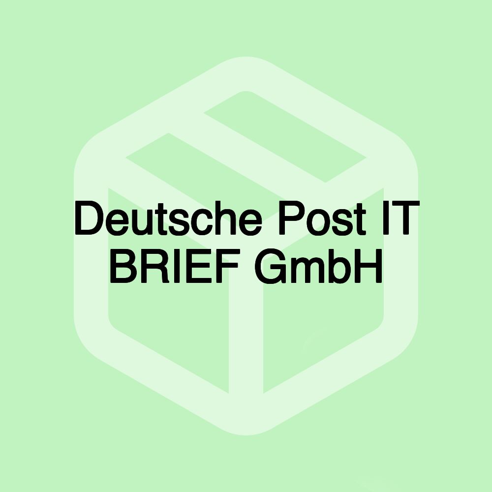 Deutsche Post IT BRIEF GmbH Deutsche Post IT BRIEF GmbH