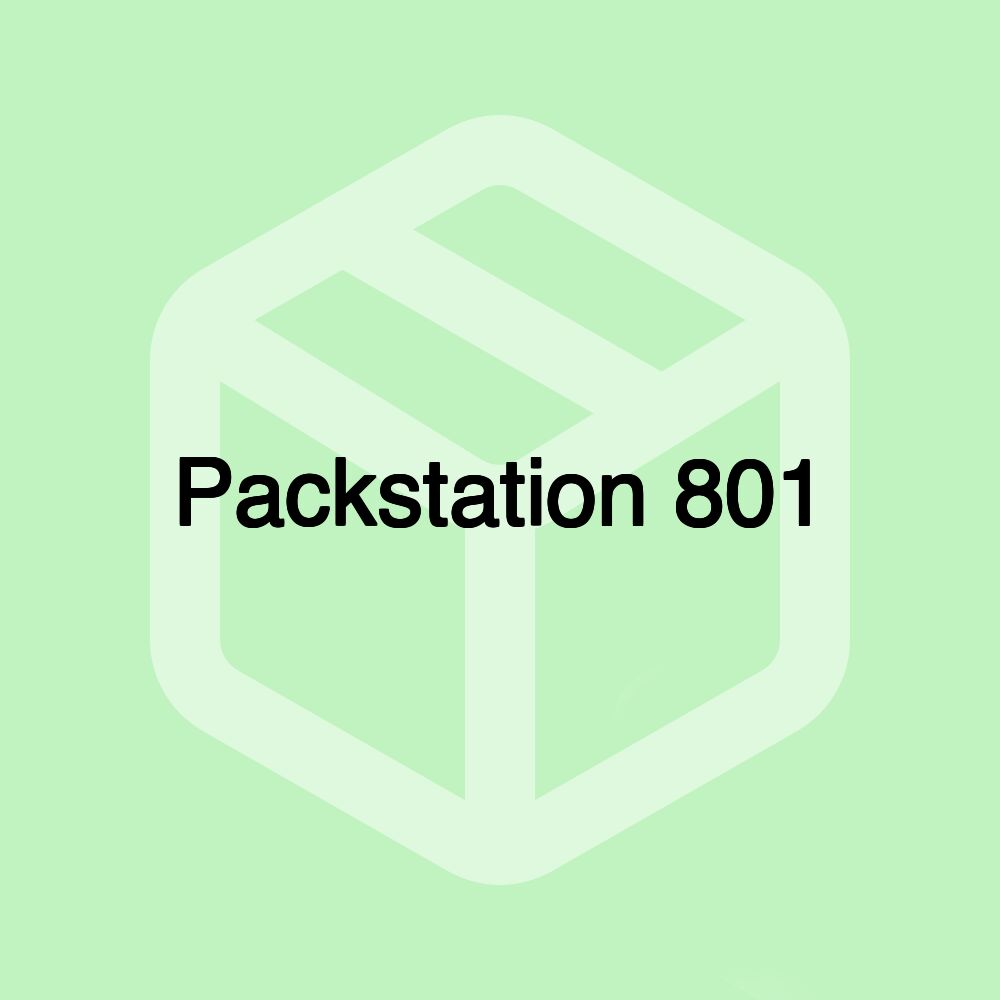 Packstation 801 Packstation 801