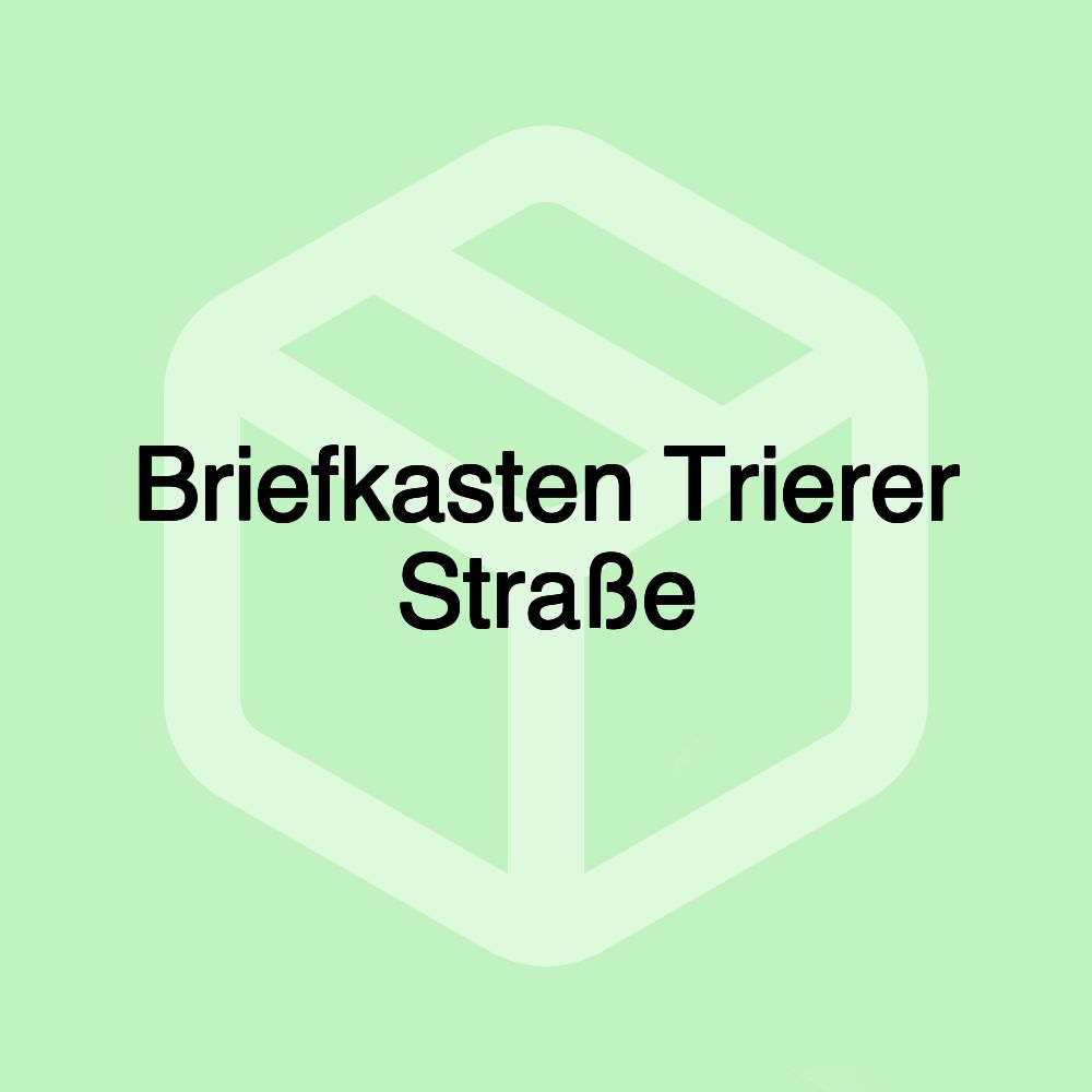 Briefkasten Trierer Straße