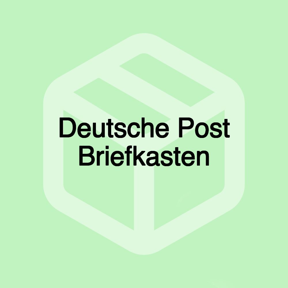 Deutsche Post Briefkasten Deutsche Post Briefkasten