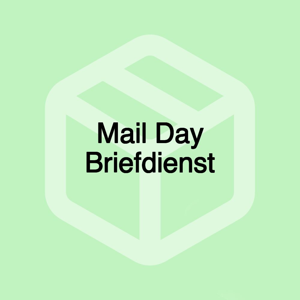 Mail Day Briefdienst Mail Day Briefdienst