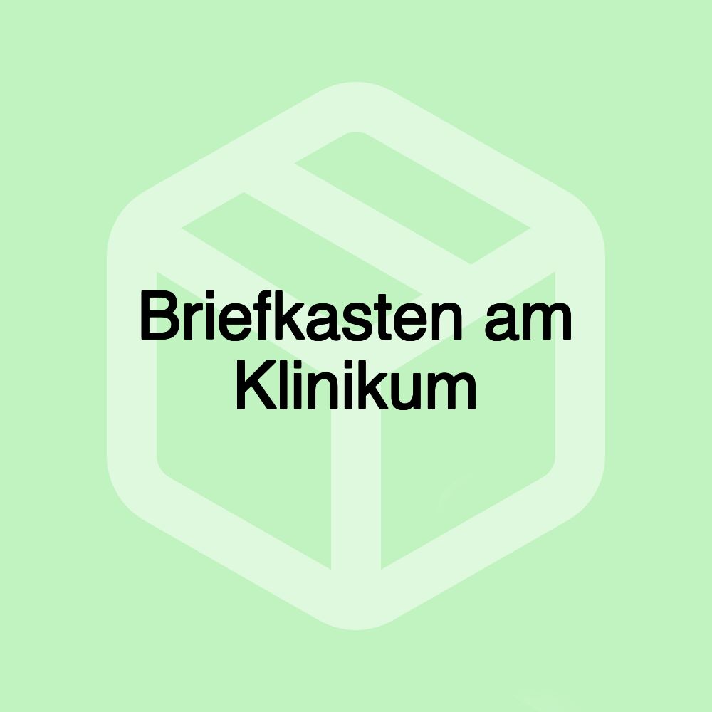 Briefkasten am Klinikum Briefkasten am Klinikum
