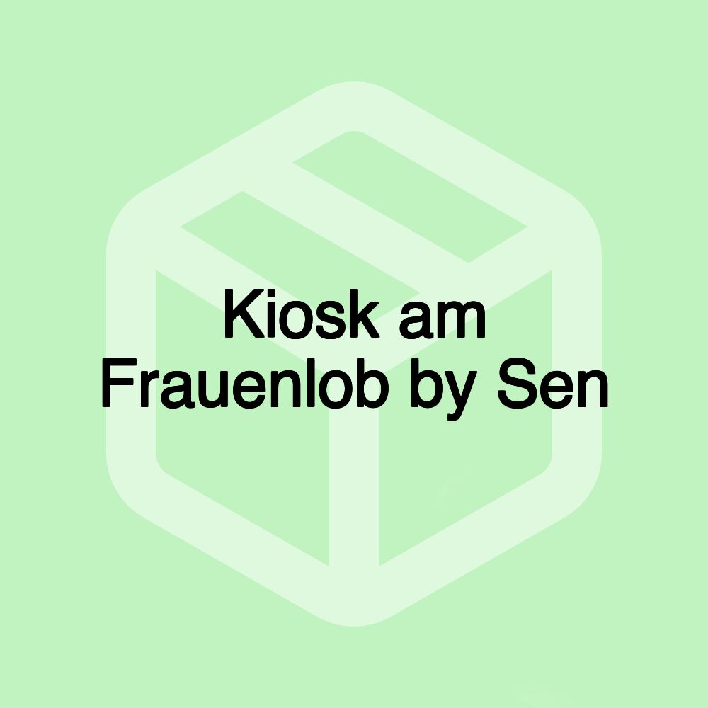 Kiosk am Frauenlob by Sen Kiosk am Frauenlob by Sen