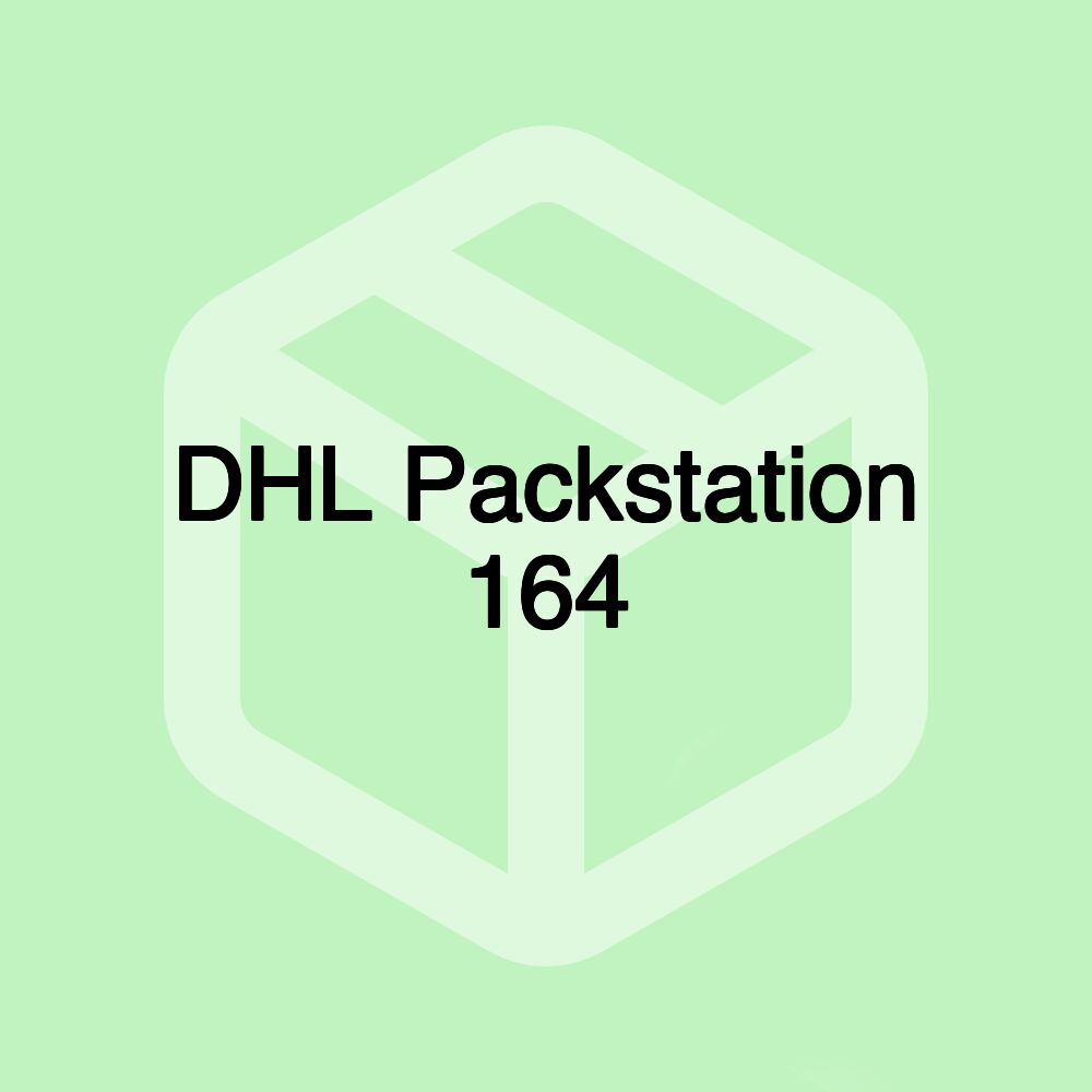 DHL Packstation 164 DHL Packstation 164