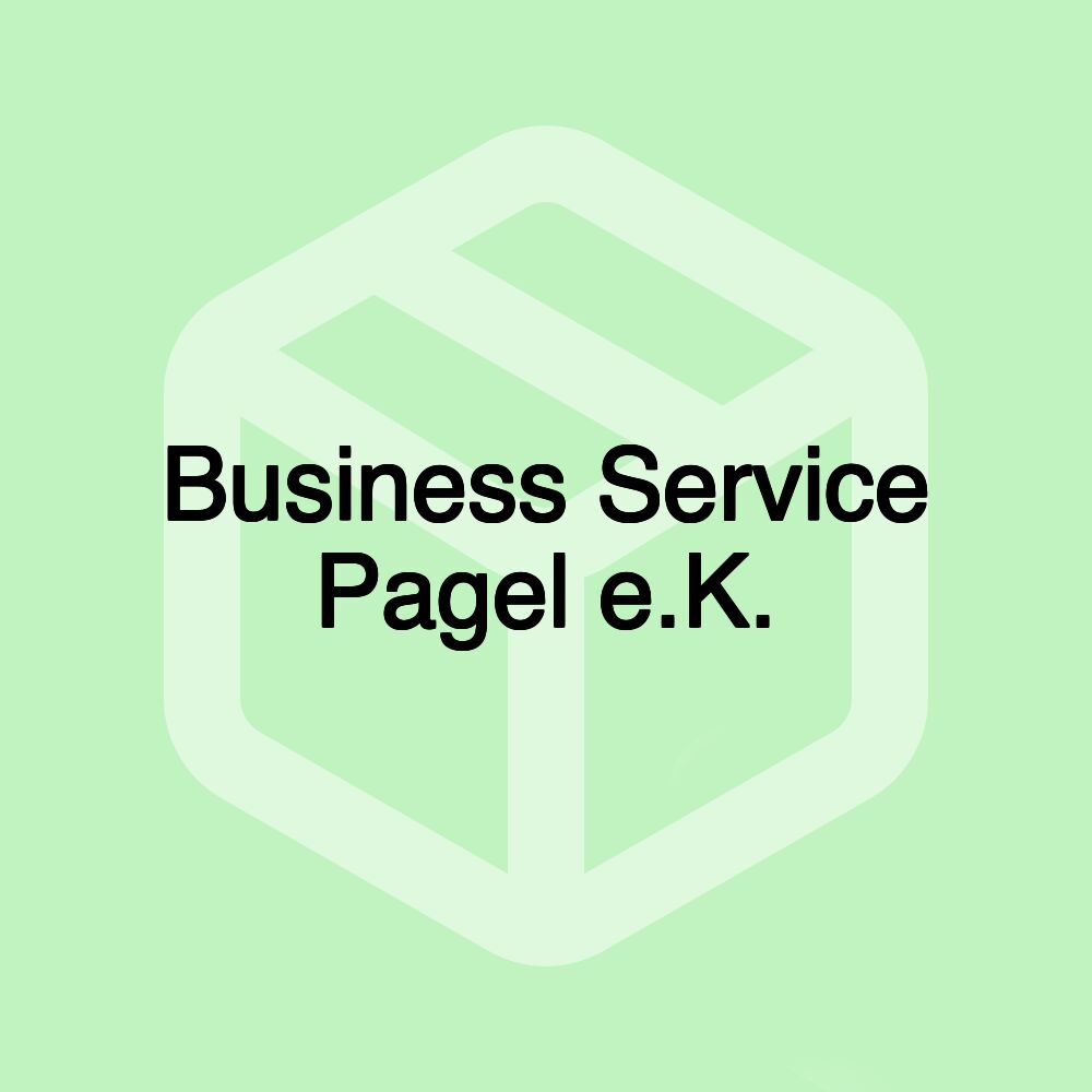 Business Service Pagel e.K. Business Service Pagel e.K.