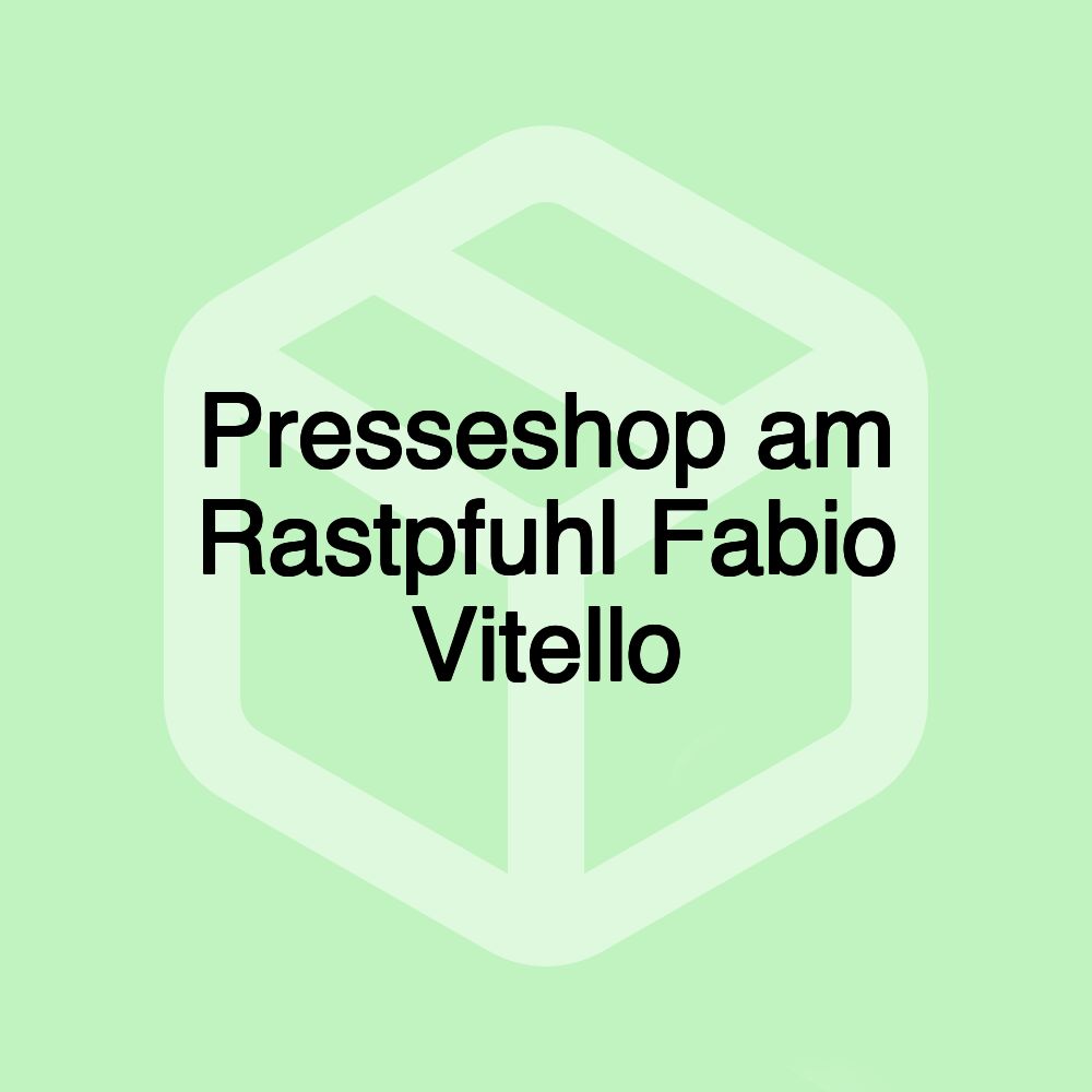 Presseshop am Rastpfuhl Fabio Vitello