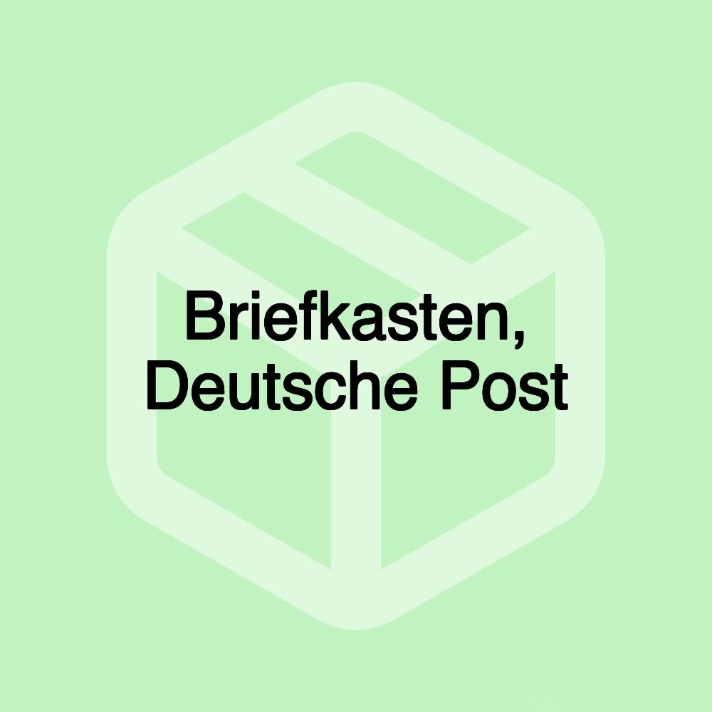 Briefkasten, Deutsche Post Briefkasten, Deutsche Post