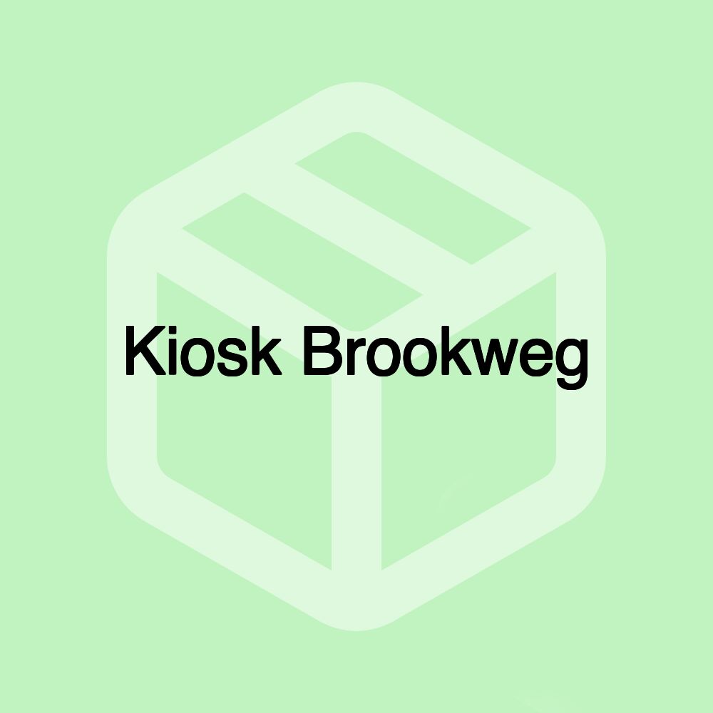Kiosk Brookweg Kiosk Brookweg