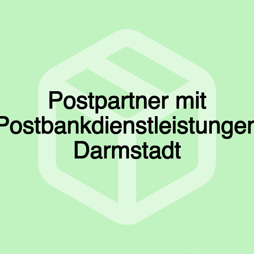 Postpartner mit Postbankdienstleistungen Darmstadt Postpartner mit Postbankdienstleistungen Darmstadt