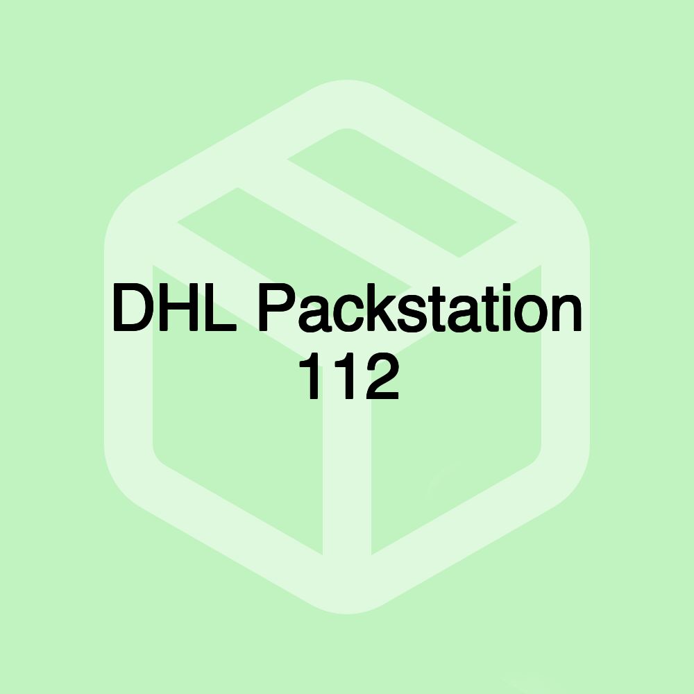 DHL Packstation 112 DHL Packstation 112