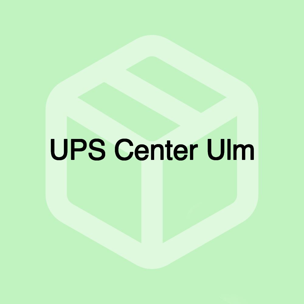 UPS Center Ulm UPS Center Ulm