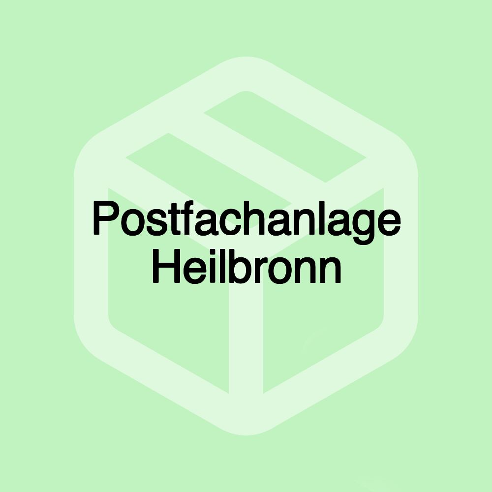 Postfachanlage Heilbronn Postfachanlage Heilbronn