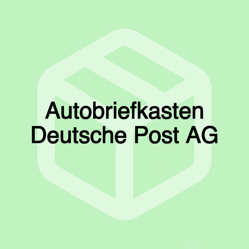 Autobriefkasten Deutsche Post AG Autobriefkasten Deutsche Post AG