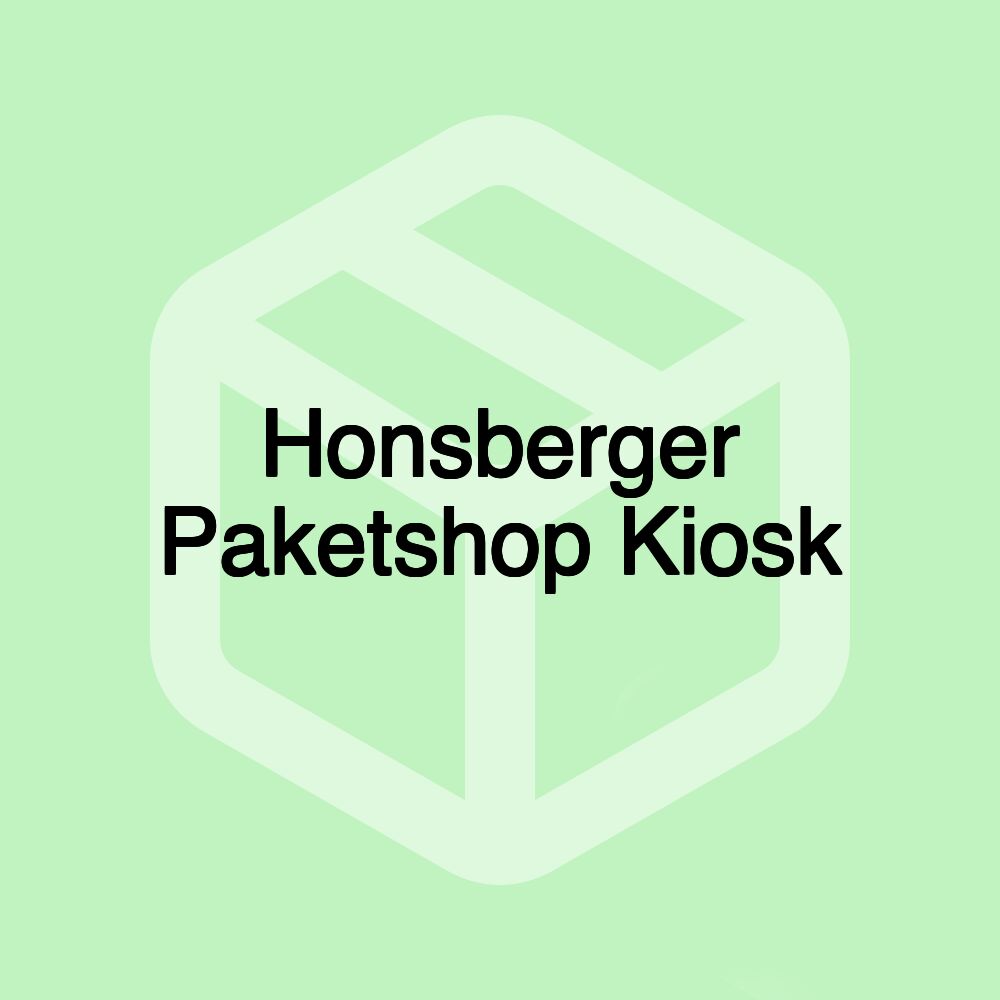 Honsberger Paketshop Kiosk