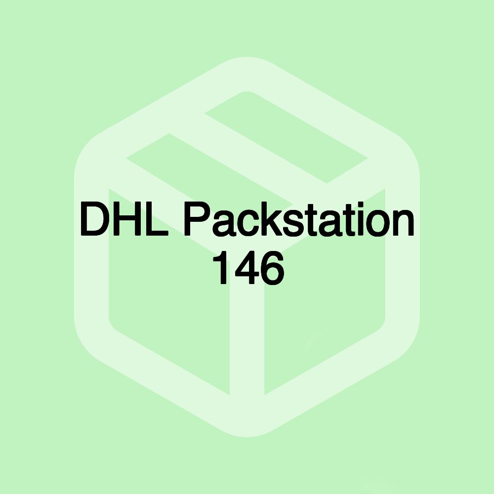 DHL Packstation 146 DHL Packstation 146