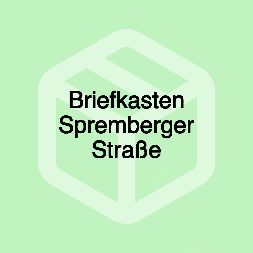 Briefkasten Spremberger Straße