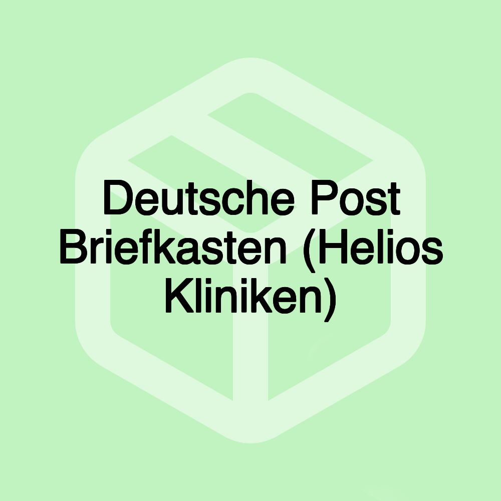 Deutsche Post Briefkasten (Helios Kliniken) Deutsche Post Briefkasten (Helios Kliniken)