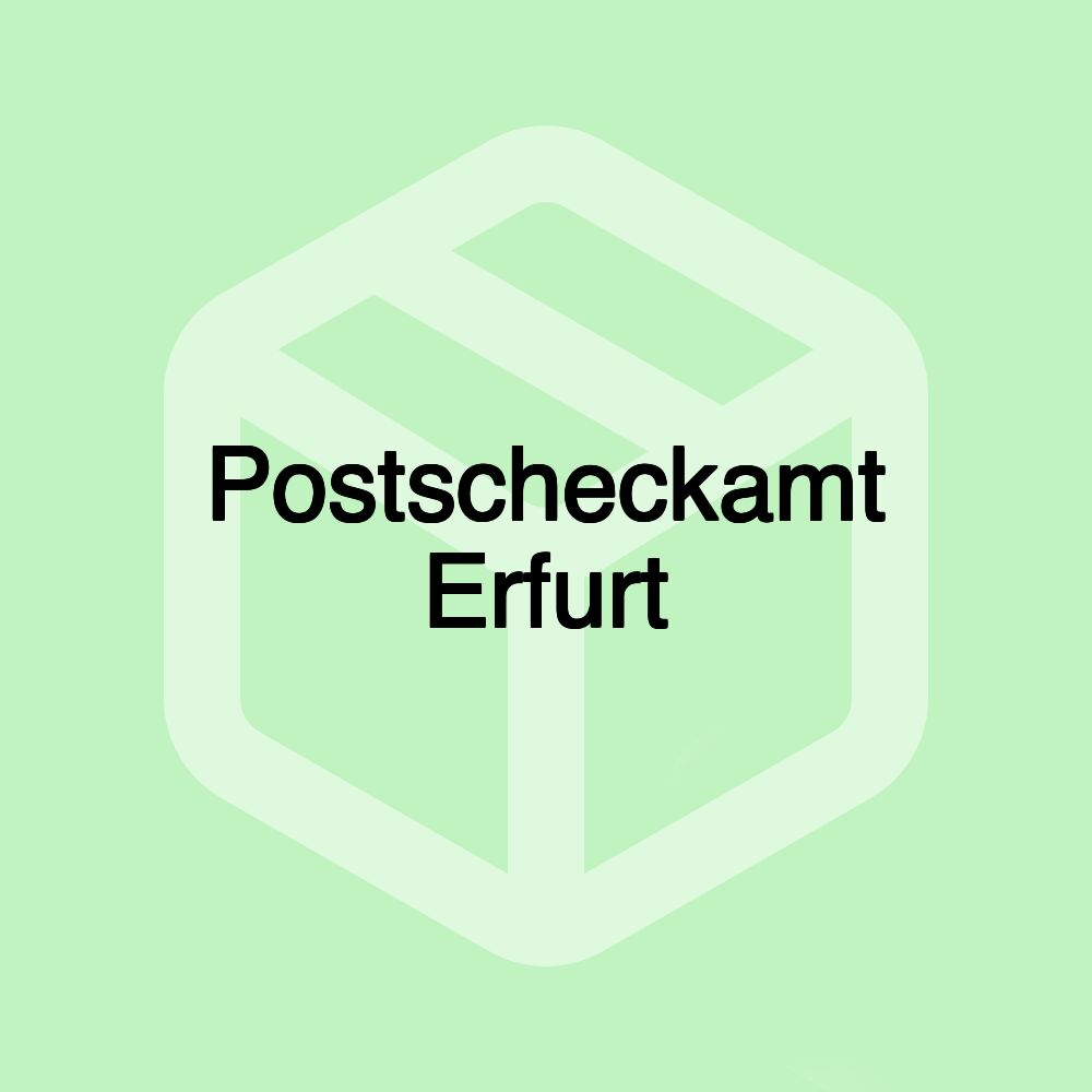 Postscheckamt Erfurt Postscheckamt Erfurt