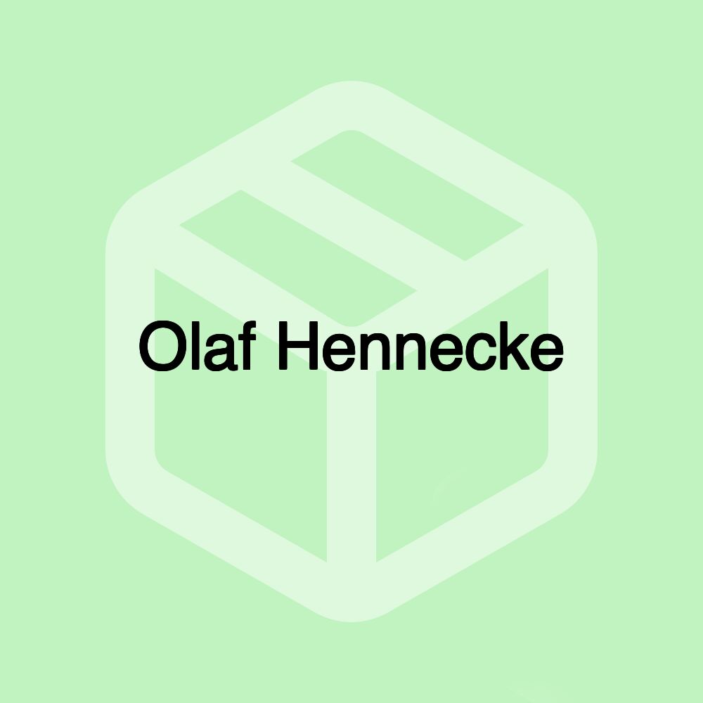 Olaf Hennecke Olaf Hennecke