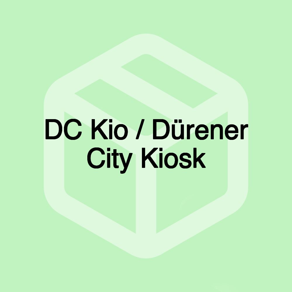 DC Kio / Dürener City Kiosk DC Kio / Dürener City Kiosk
