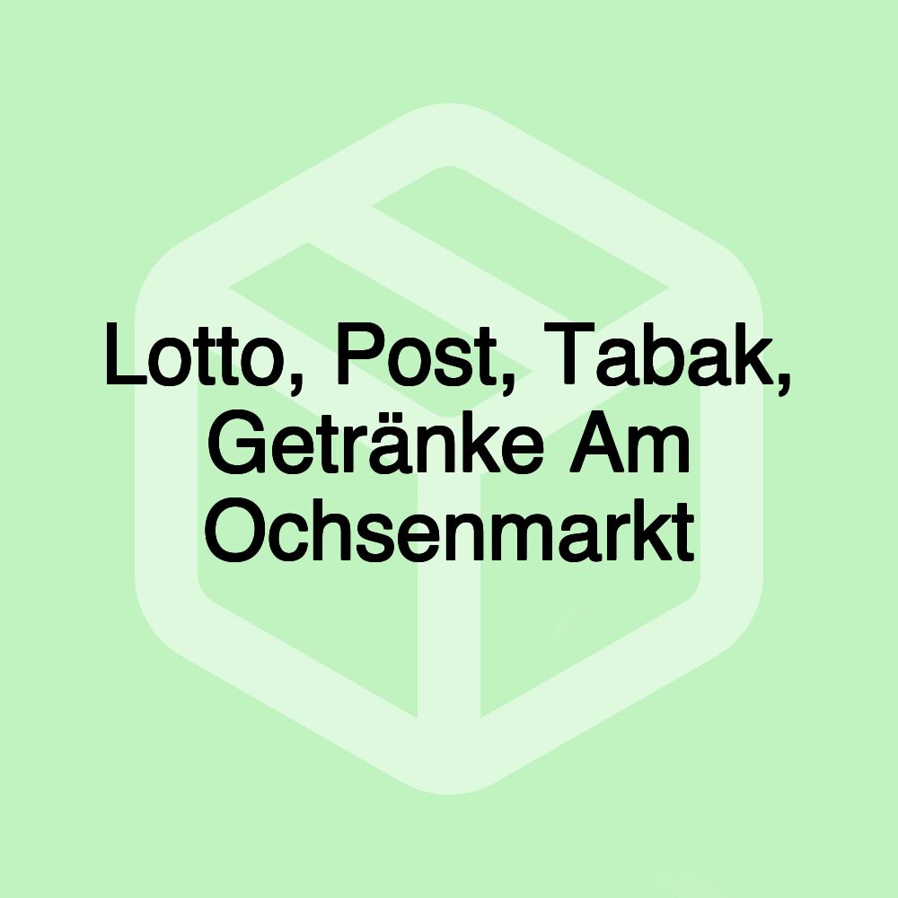 Lotto, Post, Tabak, Getränke Am Ochsenmarkt Lotto, Post, Tabak, Getränke Am Ochsenmarkt