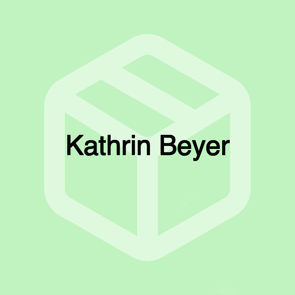 Kathrin Beyer Kathrin Beyer