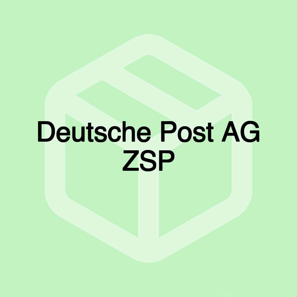 Deutsche Post AG ZSP Deutsche Post AG ZSP