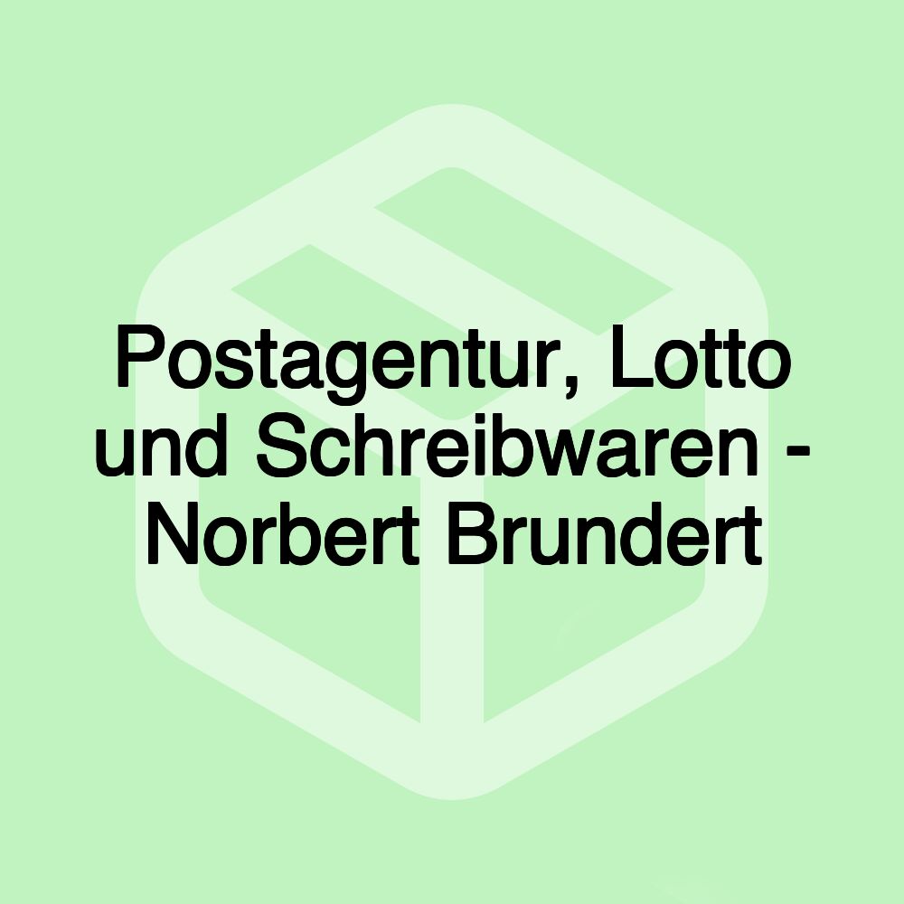 Postagentur, Lotto und Schreibwaren - Norbert Brundert