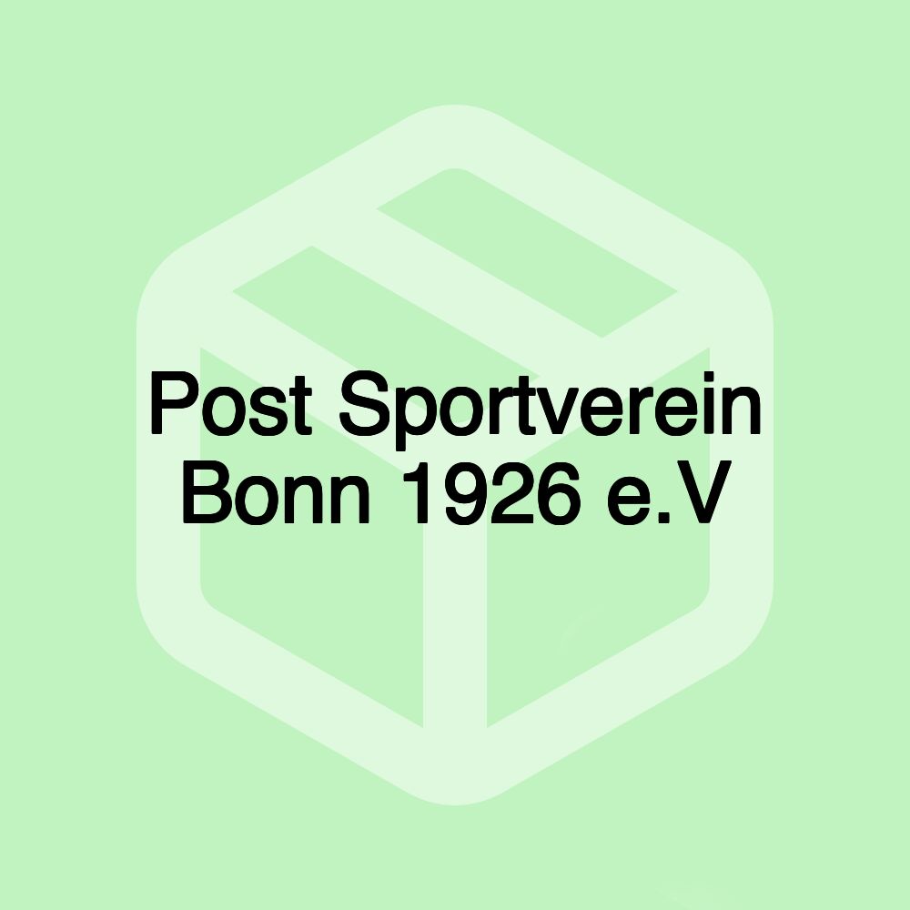 Post Sportverein Bonn 1926 e.V Post Sportverein Bonn 1926 e.V
