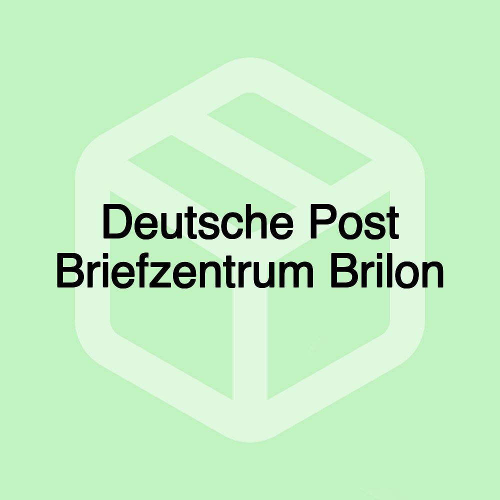 Deutsche Post Briefzentrum Brilon Deutsche Post Briefzentrum Brilon