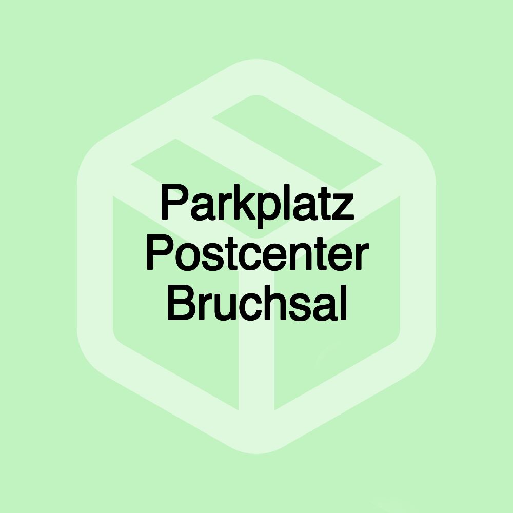 Parkplatz Postcenter Bruchsal Parkplatz Postcenter Bruchsal
