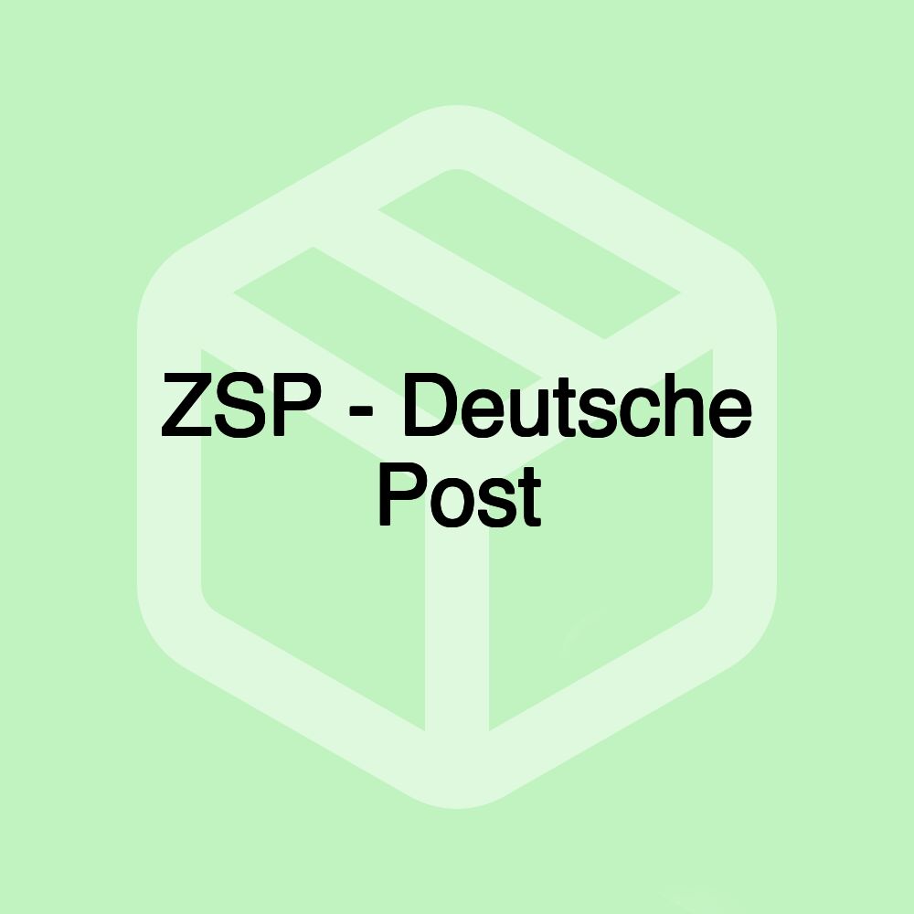 ZSP - Deutsche Post ZSP - Deutsche Post