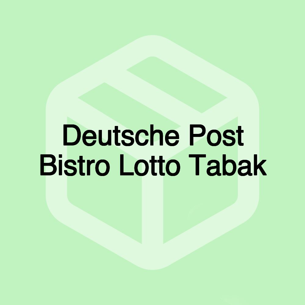 Deutsche Post Bistro Lotto Tabak