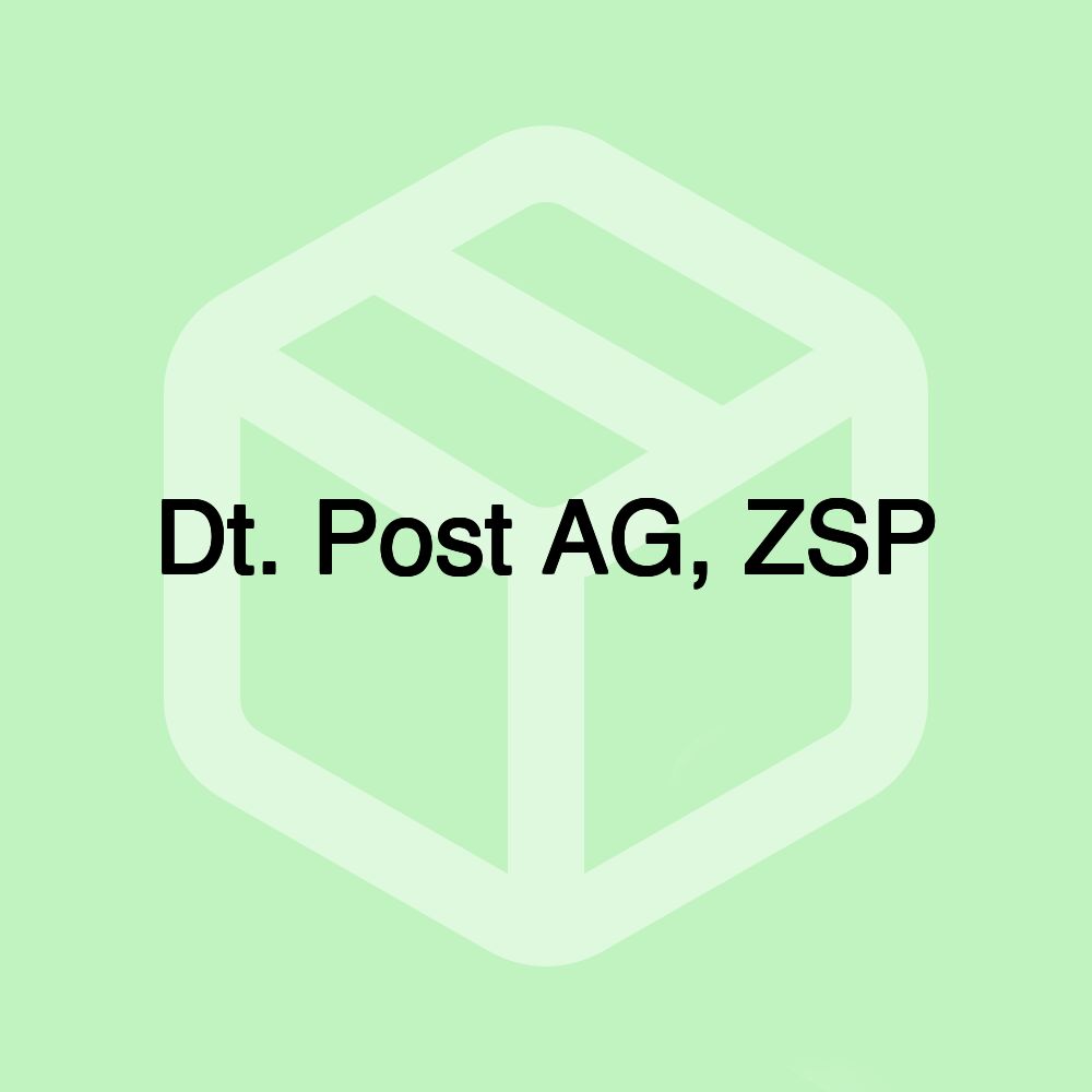 Dt. Post AG, ZSP Dt. Post AG, ZSP