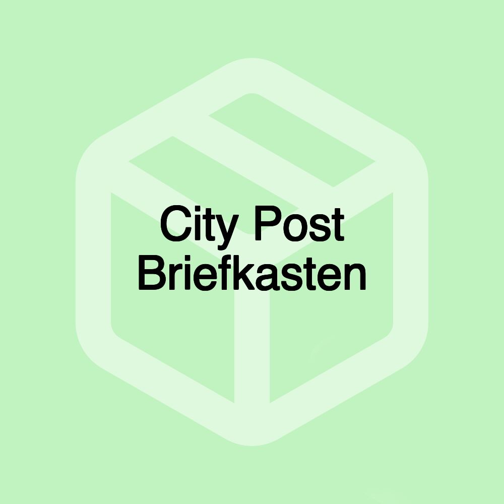 City Post Briefkasten City Post Briefkasten