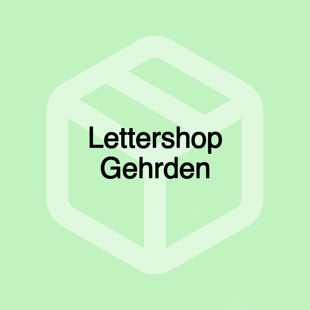 Lettershop Gehrden Lettershop Gehrden