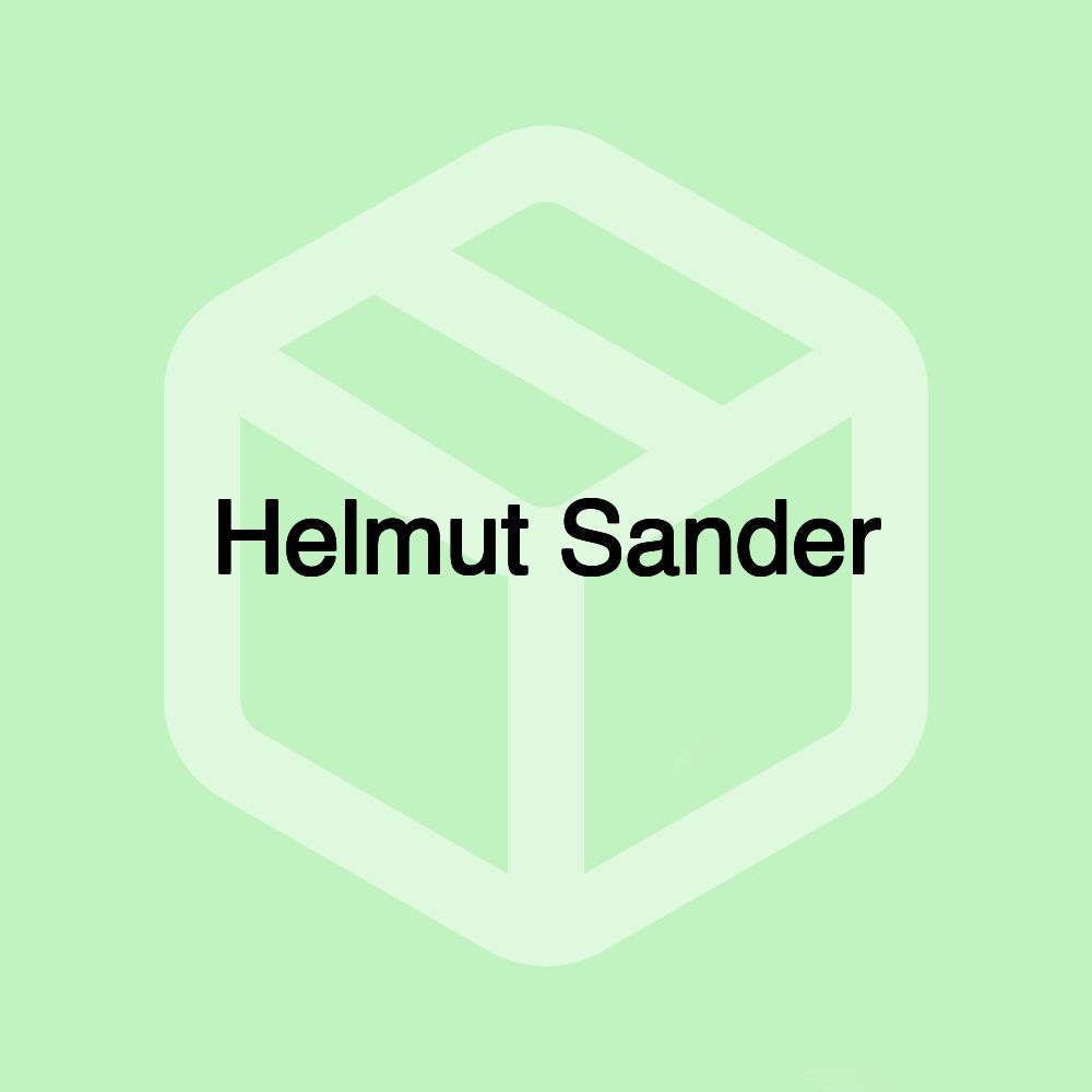 Helmut Sander Helmut Sander