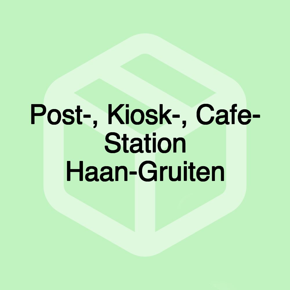 Post-, Kiosk-, Cafe- Station Haan-Gruiten Post-, Kiosk-, Cafe- Station Haan-Gruiten