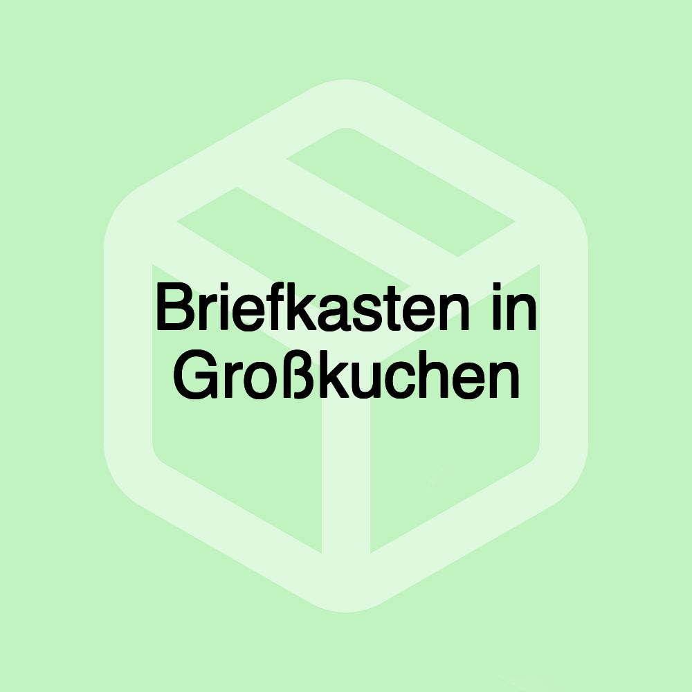 Briefkasten in Großkuchen Briefkasten in Großkuchen