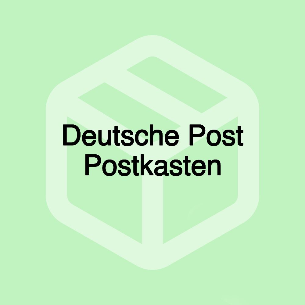 Deutsche Post Postkasten Deutsche Post Postkasten