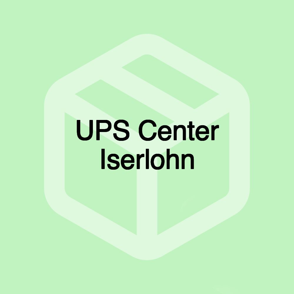UPS Center Iserlohn UPS Center Iserlohn